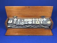 Late Victorian Long Domino Set in it’s original mahogany box (12 of 13) Late Victorian Long Domino Set in it’s original mahogany box (12 of 13)