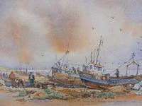 Watercolour & Ink Hastings Boats Listed Artist Valerie Sadler (10 of 10) Watercolour & Ink Hastings Boats Listed Artist Valerie Sadler (10 of 10)