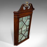 Antique Corner Cabinet, English, Mahogany, Wall, Georgian, Astragal Glaze, 1790 (10 of 12) Antique Corner Cabinet, English, Mahogany, Wall, Georgian, Astragal Glaze, 1790 (10 of 12)