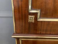 Early 19th Century Brass Mounted Flame Mahogany Linen Press (4 of 21) Early 19th Century Brass Mounted Flame Mahogany Linen Press (4 of 21)