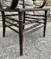 Antique American Armchair with Steamed Bentwood Arms (6 of 14) Antique American Armchair with Steamed Bentwood Arms (6 of 14)