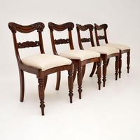 Set of 4 Antique William IV Mahogany Dining Chairs (7 of 10) Set of 4 Antique William IV Mahogany Dining Chairs (7 of 10)