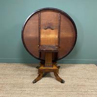 Spectacular Mellow Rosewood and Brass Inlaid Regency Circular Centre Table (7 of 8) Spectacular Mellow Rosewood and Brass Inlaid Regency Circular Centre Table (7 of 8)