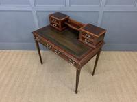 Inlaid Mahogany & Amboyna Writing Desk (18 of 19) Inlaid Mahogany & Amboyna Writing Desk (18 of 19)