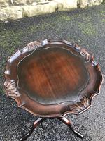 Antique Mahogany Tripod Wine Table (5 of 5) Antique Mahogany Tripod Wine Table (5 of 5)
