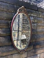 Pair of Quality Walnut & Parcel Gilt Oval Wall Mirrors (8 of 9) Pair of Quality Walnut & Parcel Gilt Oval Wall Mirrors (8 of 9)