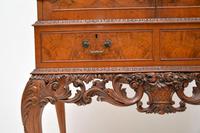Antique Queen Anne Style Burr Walnut Cocktail Cabinet (8 of 11) Antique Queen Anne Style Burr Walnut Cocktail Cabinet (8 of 11)