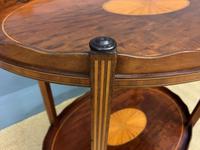 Edwardian Inlaid Mahogany 2 Tier Table (10 of 10) Edwardian Inlaid Mahogany 2 Tier Table (10 of 10)