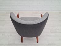 Danish lounge armchair, 60s, furniture wool, completely reupholstered (11 of 17) Danish lounge armchair, 60s, furniture wool, completely reupholstered (11 of 17)