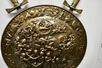 Large Decorative Wall Hanging Brass Shield with Cross Swords (5 of 7) Large Decorative Wall Hanging Brass Shield with Cross Swords (5 of 7)
