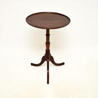Antique Georgian Mahogany Tilt Top Occasional Table