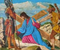 Lovely 19th Century Religious Old Master Christ & Cross Oil Painting - Set 14 Available (11 of 19) Lovely 19th Century Religious Old Master Christ & Cross Oil Painting - Set 14 Available (11 of 19)