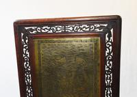 Antique Chinese Screen Hardwood Brass Plaque Circa 1890 (6 of 15) Antique Chinese Screen Hardwood Brass Plaque Circa 1890 (6 of 15)