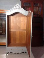 Painted Single Armoire in Plummet Grey (8 of 8) Painted Single Armoire in Plummet Grey (8 of 8)