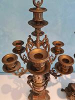 Pair of Italian Candelabra in Brass with Cherubs Vintage (5 of 8) Pair of Italian Candelabra in Brass with Cherubs Vintage (5 of 8)