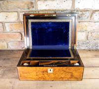 Superb Burr Walnut Writing Slope 1860 (10 of 13) Superb Burr Walnut Writing Slope 1860 (10 of 13)