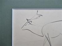 Norman Dudley Short 'British', Stag, original pen & ink drawing c1930, mounted (2 of 4) Norman Dudley Short 'British', Stag, original pen & ink drawing c1930, mounted (2 of 4)