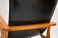 Pair of Vintage Leather Armchairs in the Manner of Vladimir Kagan (8 of 15) Pair of Vintage Leather Armchairs in the Manner of Vladimir Kagan (8 of 15)