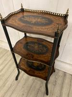 French Rosewood & Marquetry Etagere (6 of 7) French Rosewood & Marquetry Etagere (6 of 7)