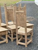 Set 8 Oak Farmhouse Dining Chairs (13 of 14) Set 8 Oak Farmhouse Dining Chairs (13 of 14)