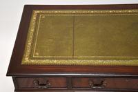 Georgian Style Mahogany Leather Top Pedestal Desk (10 of 10) Georgian Style Mahogany Leather Top Pedestal Desk (10 of 10)