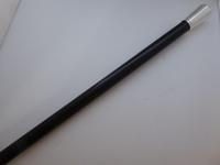 Walking Stick Cane 1925 Solid Silver Pommel Ebony Wood Shaft (6 of 9) Walking Stick Cane 1925 Solid Silver Pommel Ebony Wood Shaft (6 of 9)