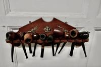 Collection of 12 Vintage Tobacco Pipes in a Pipe Rack (2 of 4) Collection of 12 Vintage Tobacco Pipes in a Pipe Rack (2 of 4)