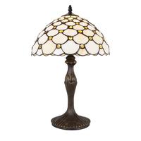 Traditional Tiffany Table Lamp with Multiple Circular Beads (1 of 3)