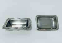 Antique Solid Sterling Silver Butter Dish & Cover (7 of 12) Antique Solid Sterling Silver Butter Dish & Cover (7 of 12)