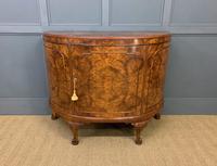 Burr Walnut Demi Lune Commode (10 of 12) Burr Walnut Demi Lune Commode (10 of 12)