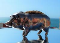 Rare Beautiful Victorian White Metal Novelty Pig Pen Wipe c.1900 (4 of 12) Rare Beautiful Victorian White Metal Novelty Pig Pen Wipe c.1900 (4 of 12)