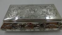 Antique Silver Casket. London 1902 (9 of 9) Antique Silver Casket. London 1902 (9 of 9)