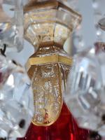 Magnificent Pair of Mid 19th Century Candle Lustres 'Possibly Baccarat' Gilded & Ruby Decoration (6 of 18) Magnificent Pair of Mid 19th Century Candle Lustres 'Possibly Baccarat' Gilded & Ruby Decoration (6 of 18)