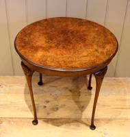 Low Circular Walnut Table (7 of 9) Low Circular Walnut Table (7 of 9)