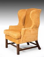 George III Period Mahogany Wing Chair (5 of 5) George III Period Mahogany Wing Chair (5 of 5)
