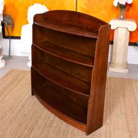 Oak Open Bookcase Bowfront Waterfall Bookshelves (7 of 9) Oak Open Bookcase Bowfront Waterfall Bookshelves (7 of 9)