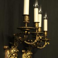 French 19th Century Bronze Bacchus Antique Wall Sconces (9 of 10) French 19th Century Bronze Bacchus Antique Wall Sconces (9 of 10)