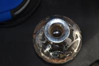 Art-Nouveau silver-overlaid clear-glass scent bottle & stopper (4 of 7) Art-Nouveau silver-overlaid clear-glass scent bottle & stopper (4 of 7)