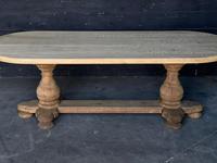Large French Bleached Oak Monastery Dining Table (2 of 18) Large French Bleached Oak Monastery Dining Table (2 of 18)