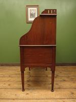 Antique Oak Roll Top Writing Desk, Tambour Front Bureau Desk (15 of 20) Antique Oak Roll Top Writing Desk, Tambour Front Bureau Desk (15 of 20)