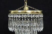 Italian Art Deco three Tier Crystal Glass Chandelier (3 of 5) Italian Art Deco three Tier Crystal Glass Chandelier (3 of 5)