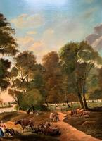 Huge Fabulous 19thc Continental Farming Country Landscape Oil Painting (8 of 19) Huge Fabulous 19thc Continental Farming Country Landscape Oil Painting (8 of 19)