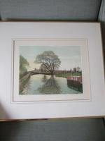 Gilbert Browne Lithographic Print "Stratford Upon Avon Canal I" (2 of 5) Gilbert Browne Lithographic Print "Stratford Upon Avon Canal I" (2 of 5)