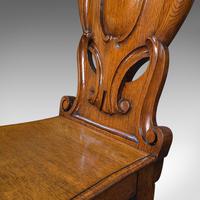 Pair of Antique Shield Back Chairs, Scottish, Oak, Hall Seat, Victorian c.1880 (12 of 12) Pair of Antique Shield Back Chairs, Scottish, Oak, Hall Seat, Victorian c.1880 (12 of 12)