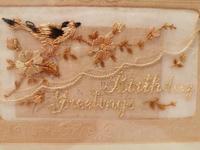 Early 20th century embroidered silk greetings cards (4 of 16) Early 20th century embroidered silk greetings cards (4 of 16)