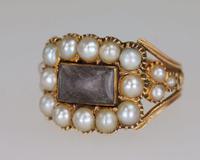 Georgian 15ct Gold Pearl Antique Memorial English Ring c.1800 (19 of 20) Georgian 15ct Gold Pearl Antique Memorial English Ring c.1800 (19 of 20)