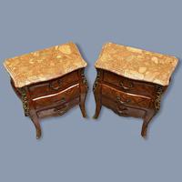 Pair of Italian Parquetry Bedside Commodes (4 of 8) Pair of Italian Parquetry Bedside Commodes (4 of 8)