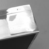 Plain Good Sized Solid Silver Curved Top Cigarette Box c.1913 (10 of 10) Plain Good Sized Solid Silver Curved Top Cigarette Box c.1913 (10 of 10)