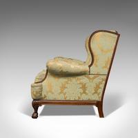 Antique Wing-Back Armchair, English, Fireside, Lounge, Seat, Edwardian, 1910 (11 of 12) Antique Wing-Back Armchair, English, Fireside, Lounge, Seat, Edwardian, 1910 (11 of 12)