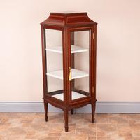 Pagoda Topped Edwardian Inlaid Mahogany Display Cabinet (9 of 14) Pagoda Topped Edwardian Inlaid Mahogany Display Cabinet (9 of 14)